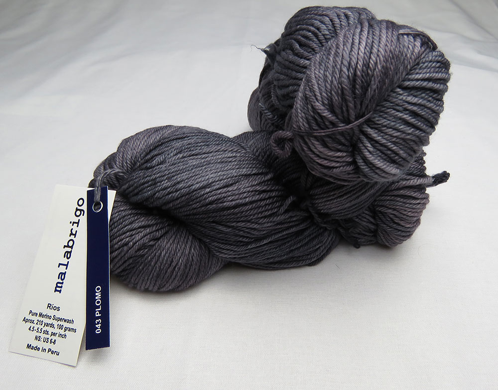 Malabrigo - Rios - Plomo - Worsted 100% Superwash Merino Wool