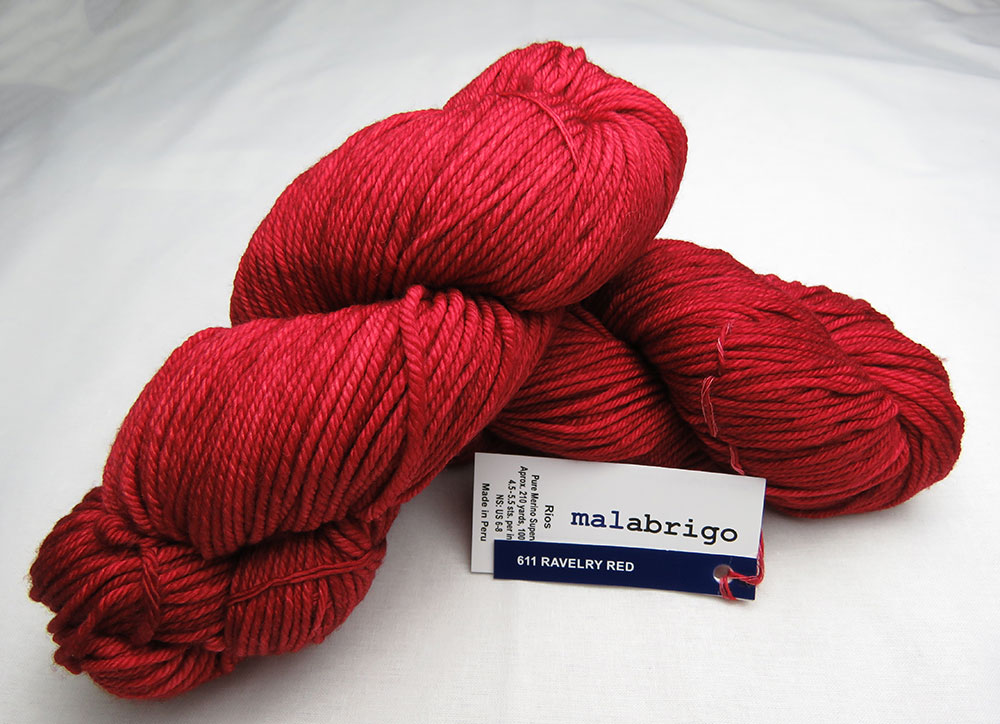 Malabrigo - Rios - Ravelry Red - Worsted 100% Superwash Merino Wool