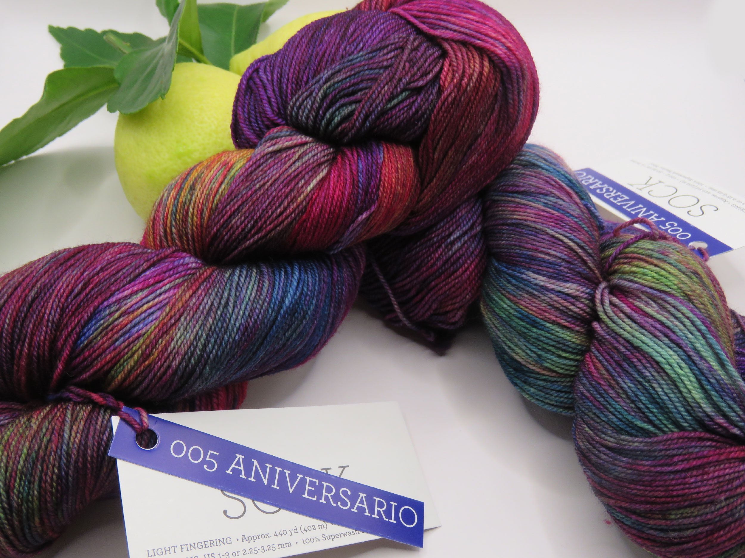 Malabrigo - Sock - Aniversario - Light Fingering - 100% Superwash Merino Wool