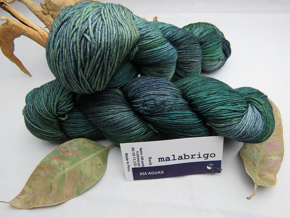 Malabrigo - Sock - Aguas - Light Fingering - 100% Superwash Merino Wool