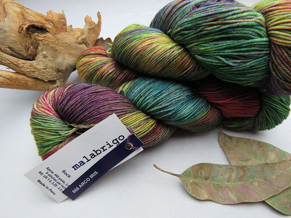 Malabrigo - Sock - Arco Iris - Light Fingering - 100% Superwash Merino Wool