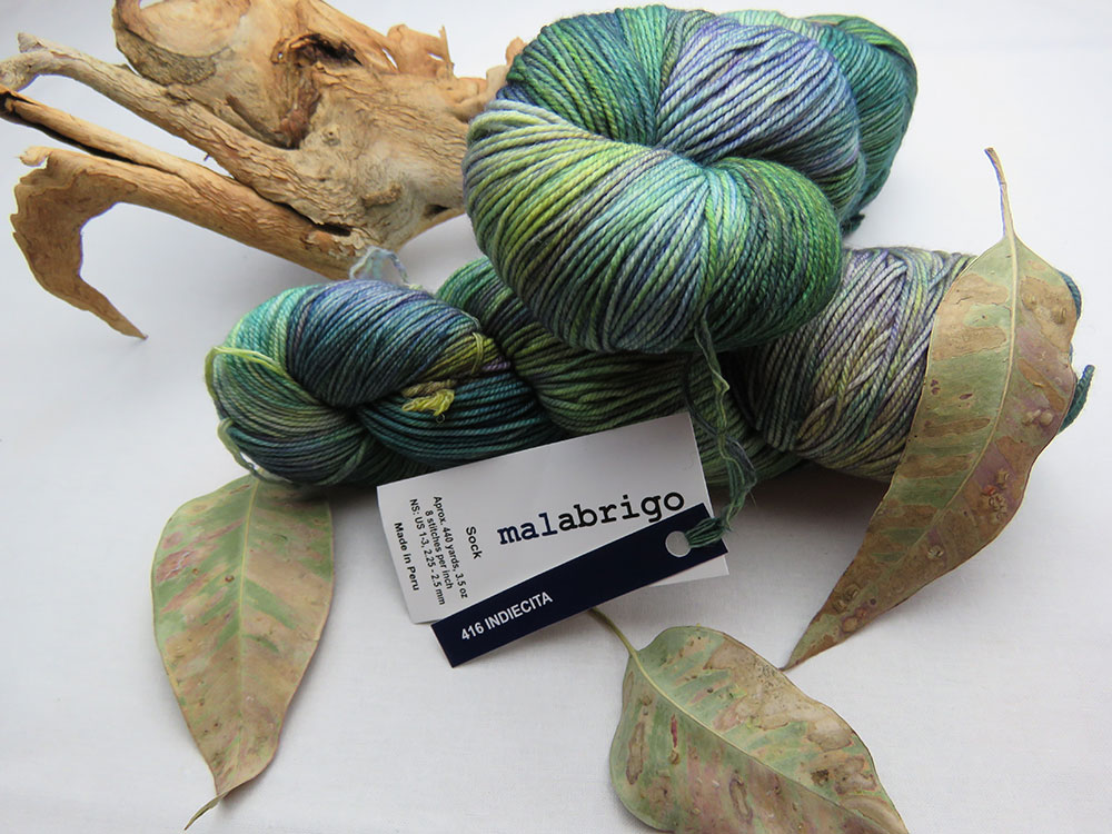 Malabrigo - Sock - Indiecita - Light Fingering - 100% Superwash Merino Wool