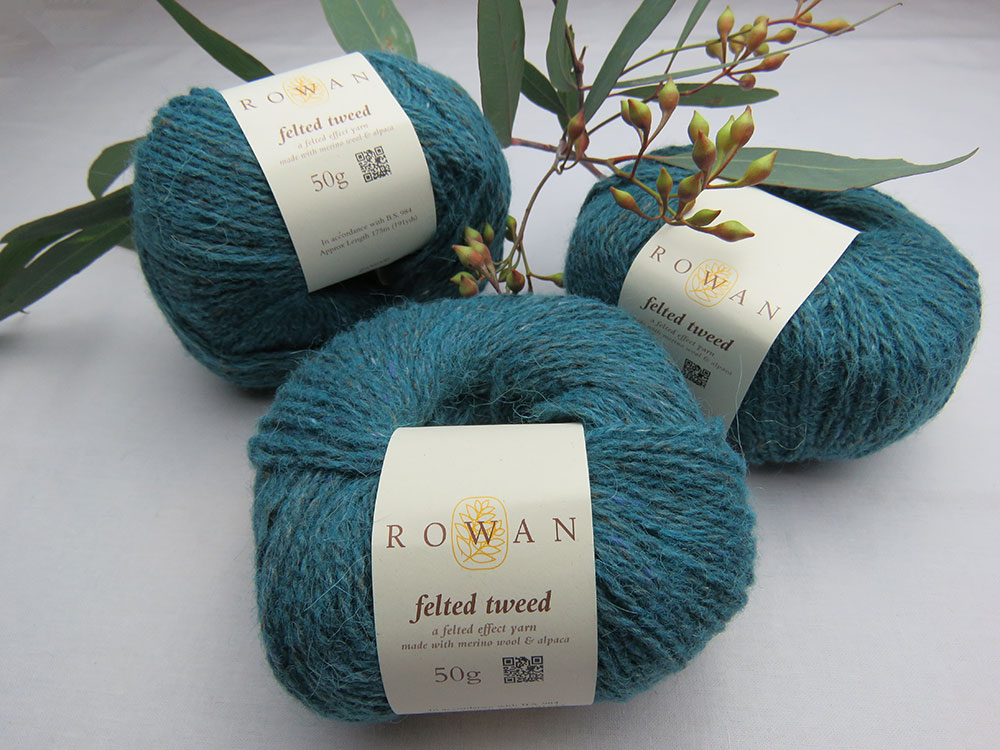 Rowan - Felted Tweed - Watery - DK - 8ply Light - Wool - Viscose - Alpaca