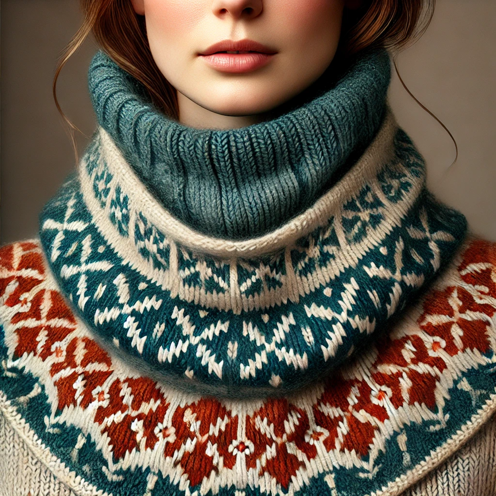 Southern Skies Fair Isle Cowl